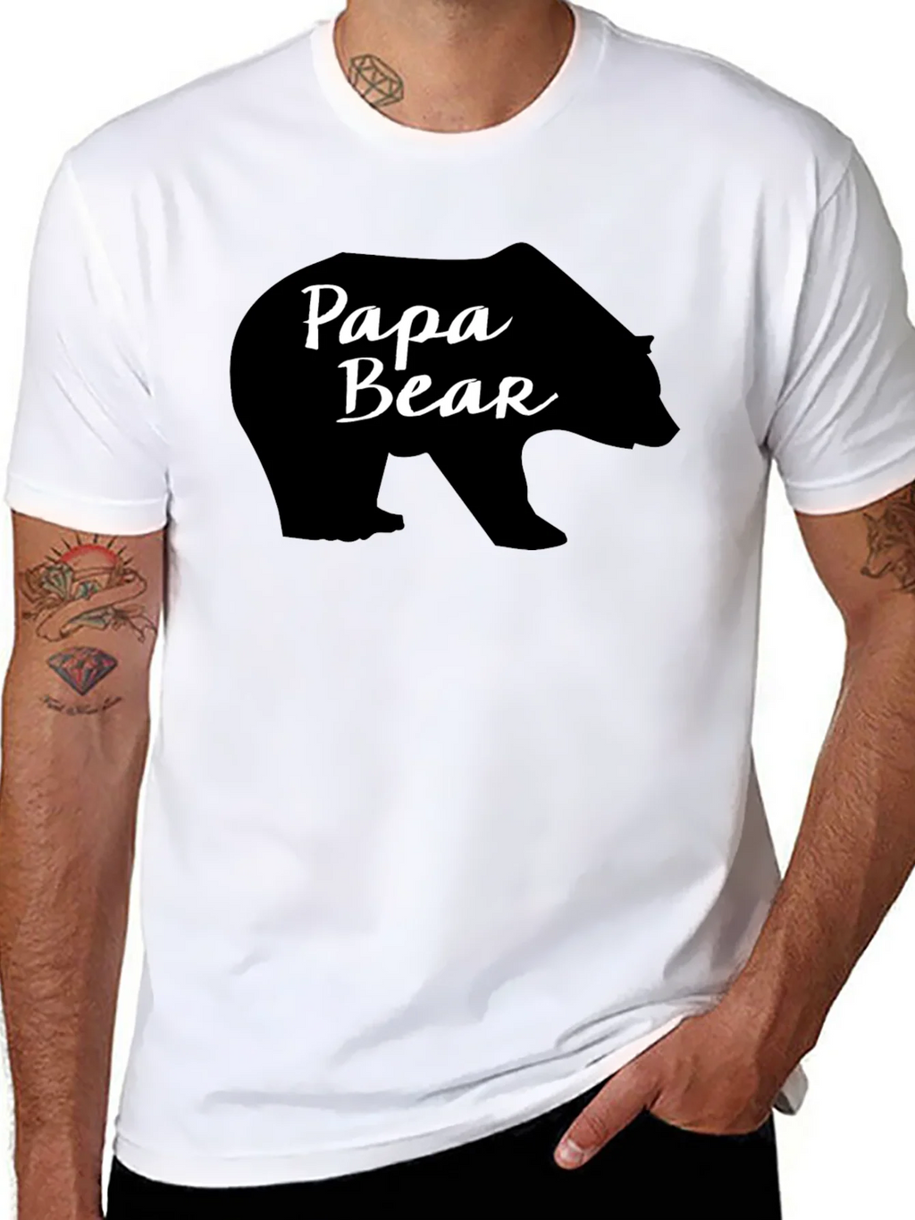 Papa Bear T-Shirt - Dad Graphic Tee product image 10