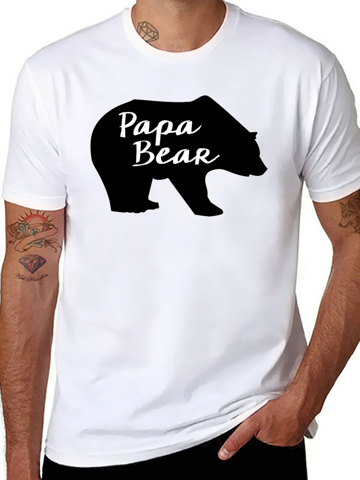 Papa Bear T-Shirt - Dad Graphic Tee product image 10