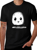 Cute Hello Character Black Graphic Tee product image 1