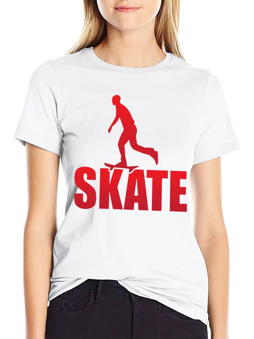 Skate T-Shirt - Red Skater Graphic Tee product image 11