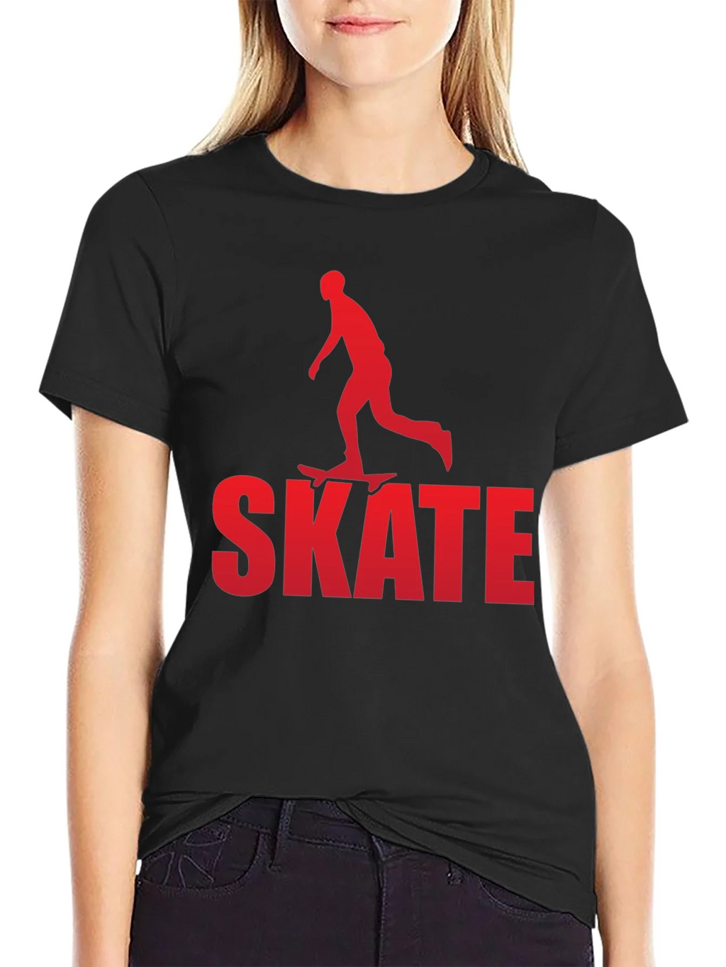 Skate T-Shirt - Red Skater Graphic Tee product image 5