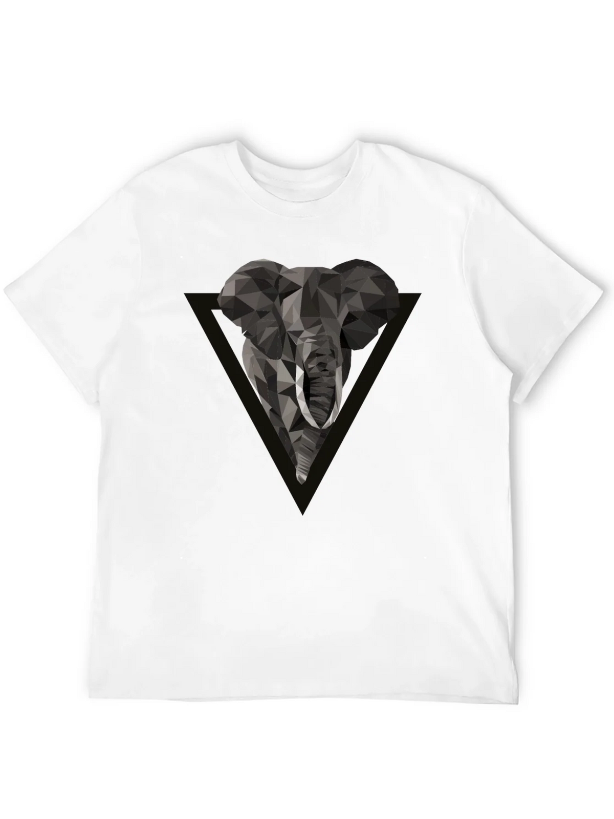 Geometric Elephant Tee - Modern Graphic Print product image 3