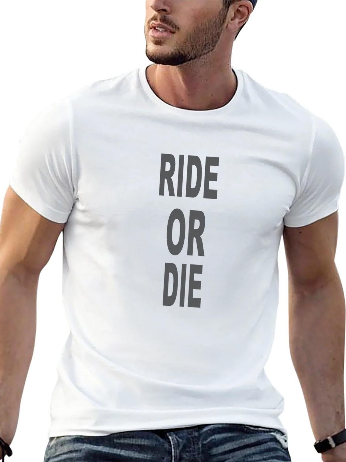 Ride or Die Graphic Tee - Black product image 4