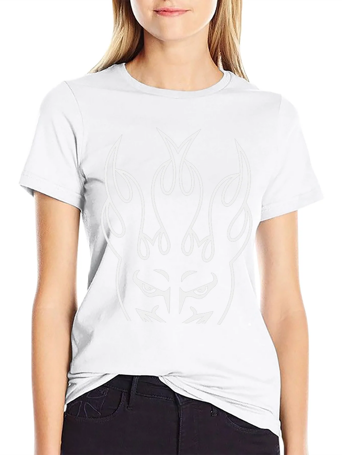 Fiery Graphic Black T-Shirt product image 11
