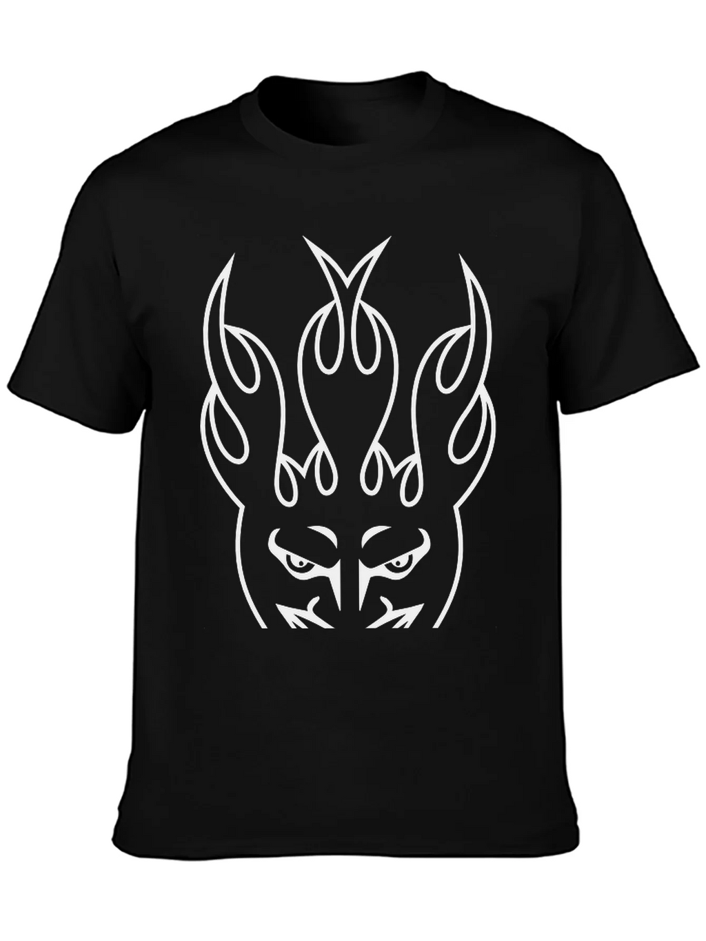 Fiery Graphic Black T-Shirt product image 6
