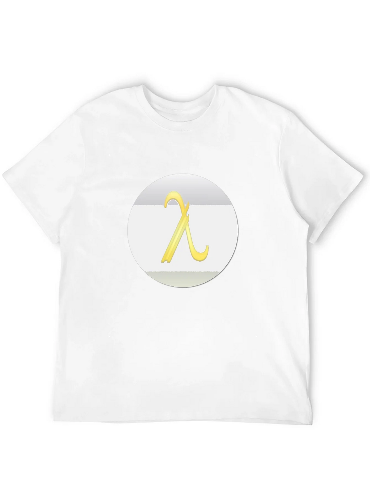 Lambda Symbol Graphic Tee - Modern Casual T-Shirt product image 3