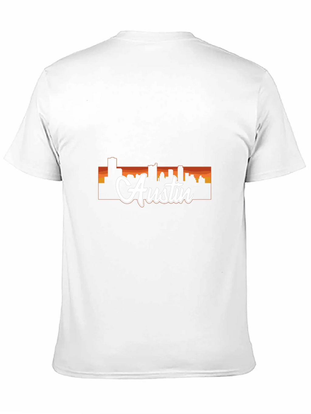 Austin Skyline T-Shirt - Mens Black Graphic Tee product image 2