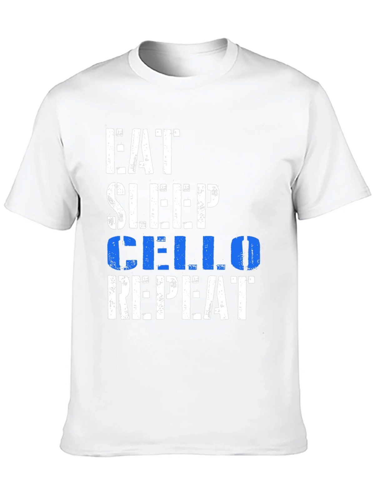 Eat Sleep Cello Repeat Black Graphic Tee product image 12