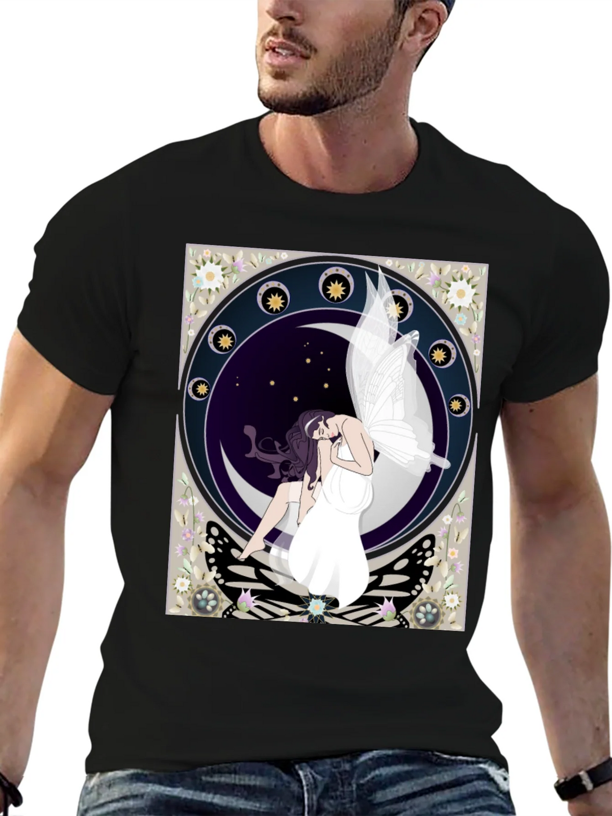 Moon Fairy Graphic Tee - Mystical Style product image 9
