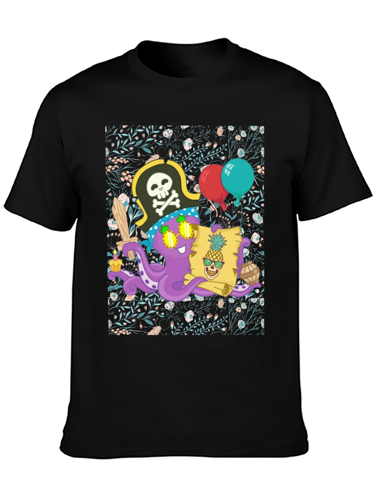 Pirate Octopus Graphic Tee product image 6