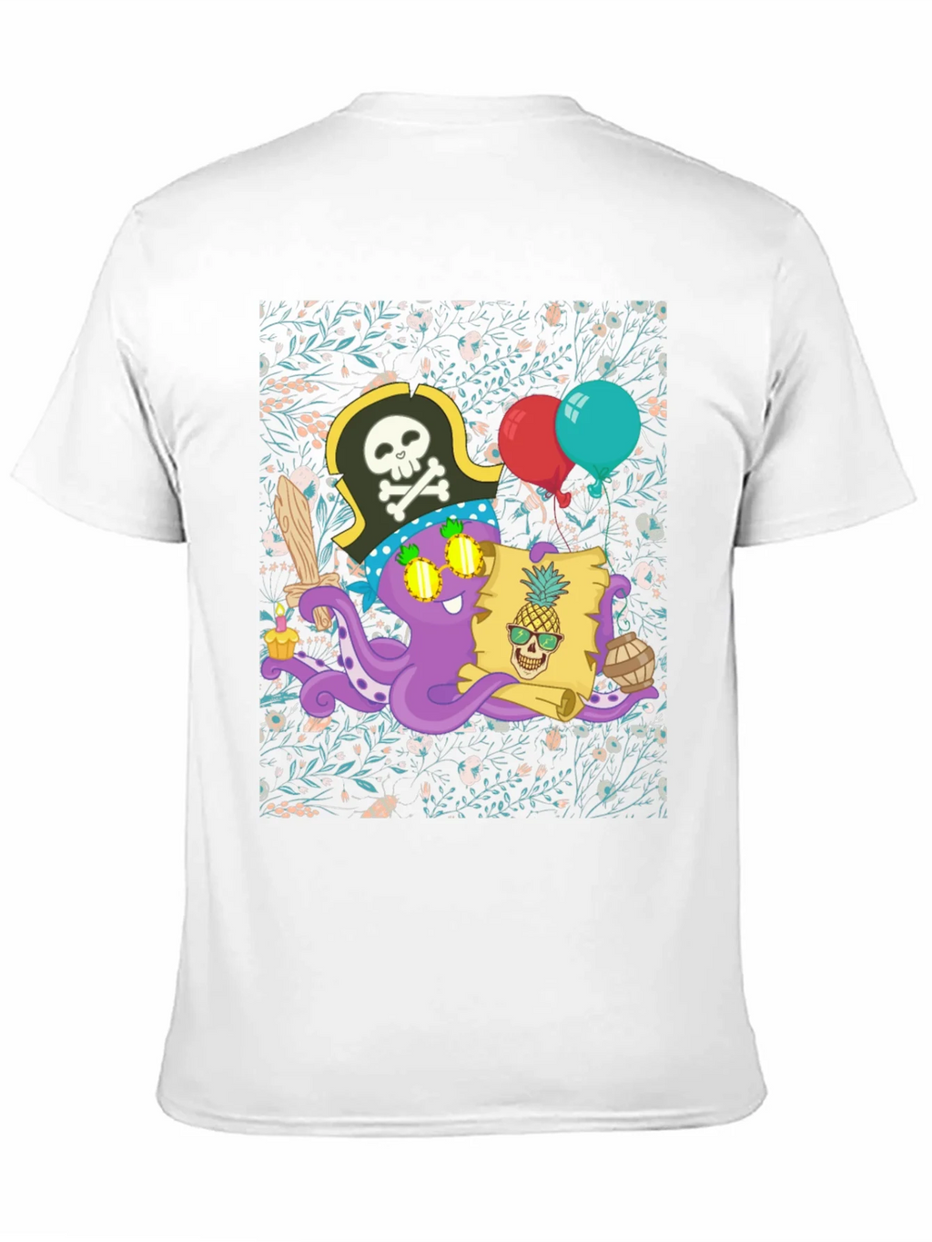 Pirate Octopus Graphic Tee product image 2