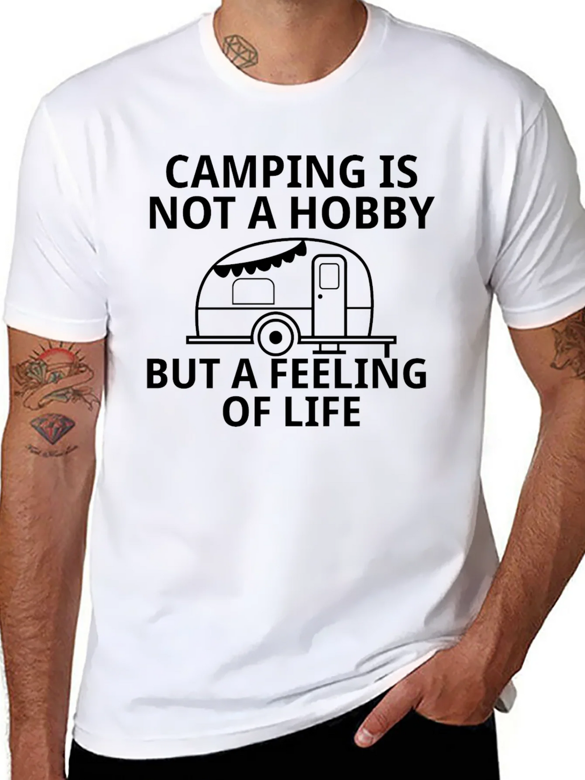 Camping Is Not A Hobby Graphic Tee product image 10