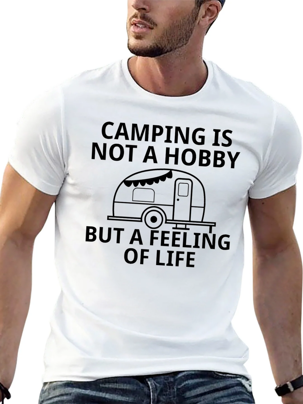 Camping Is Not A Hobby Graphic Tee product image 4
