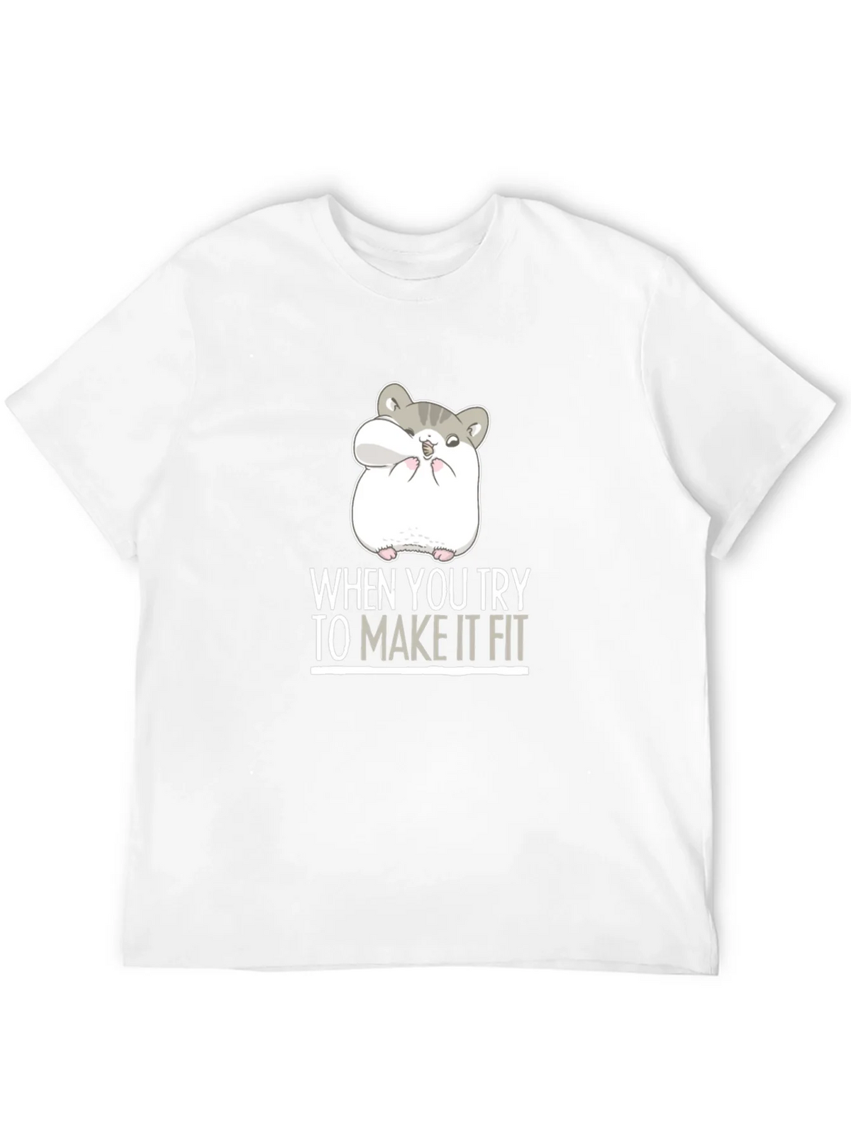 Hamster Fit Funny Graphic Tee product image 3