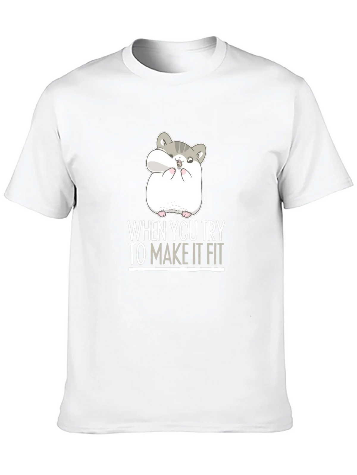 Hamster Fit Funny Graphic Tee product image 12