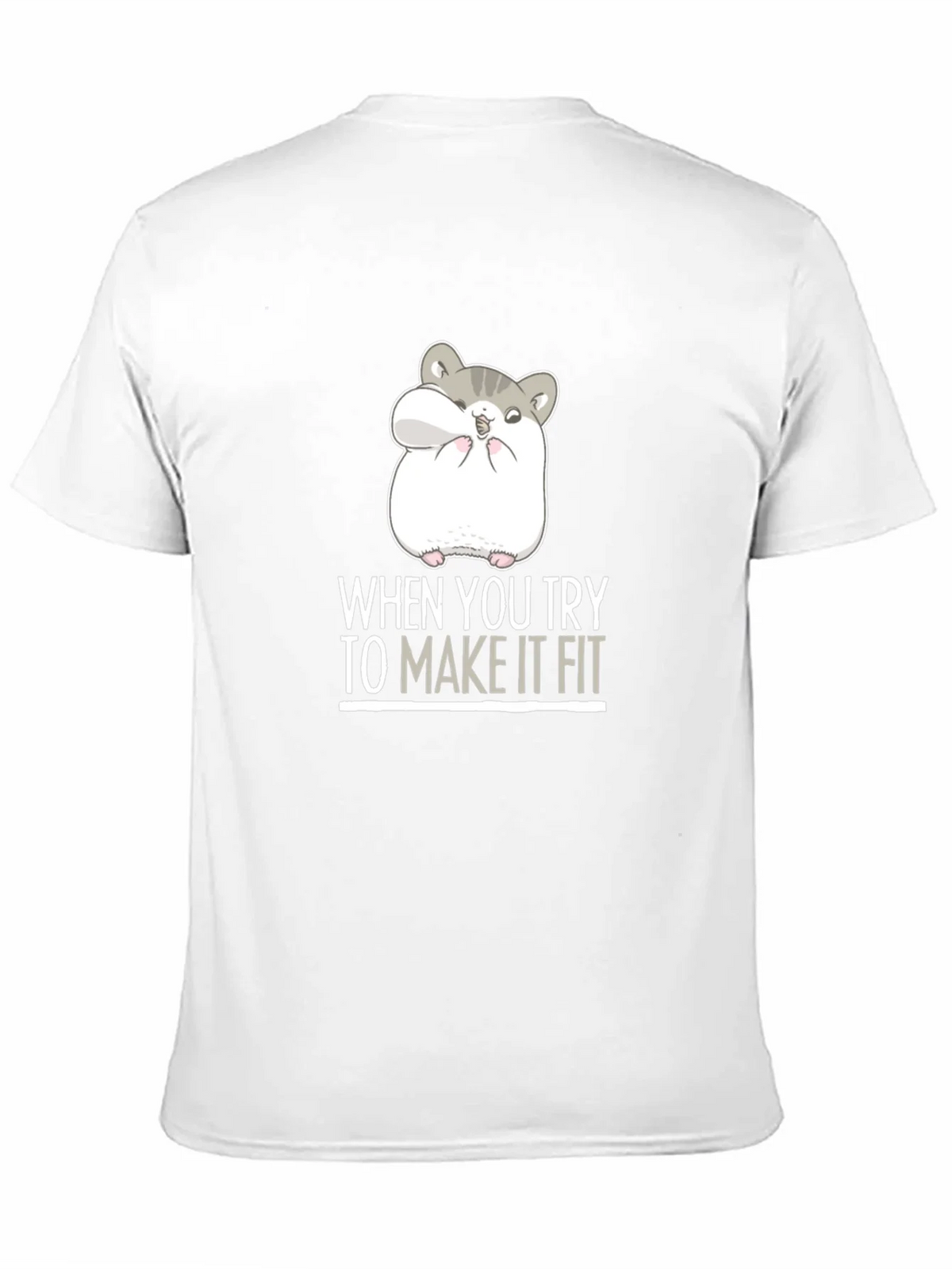 Hamster Fit Funny Graphic Tee product image 2