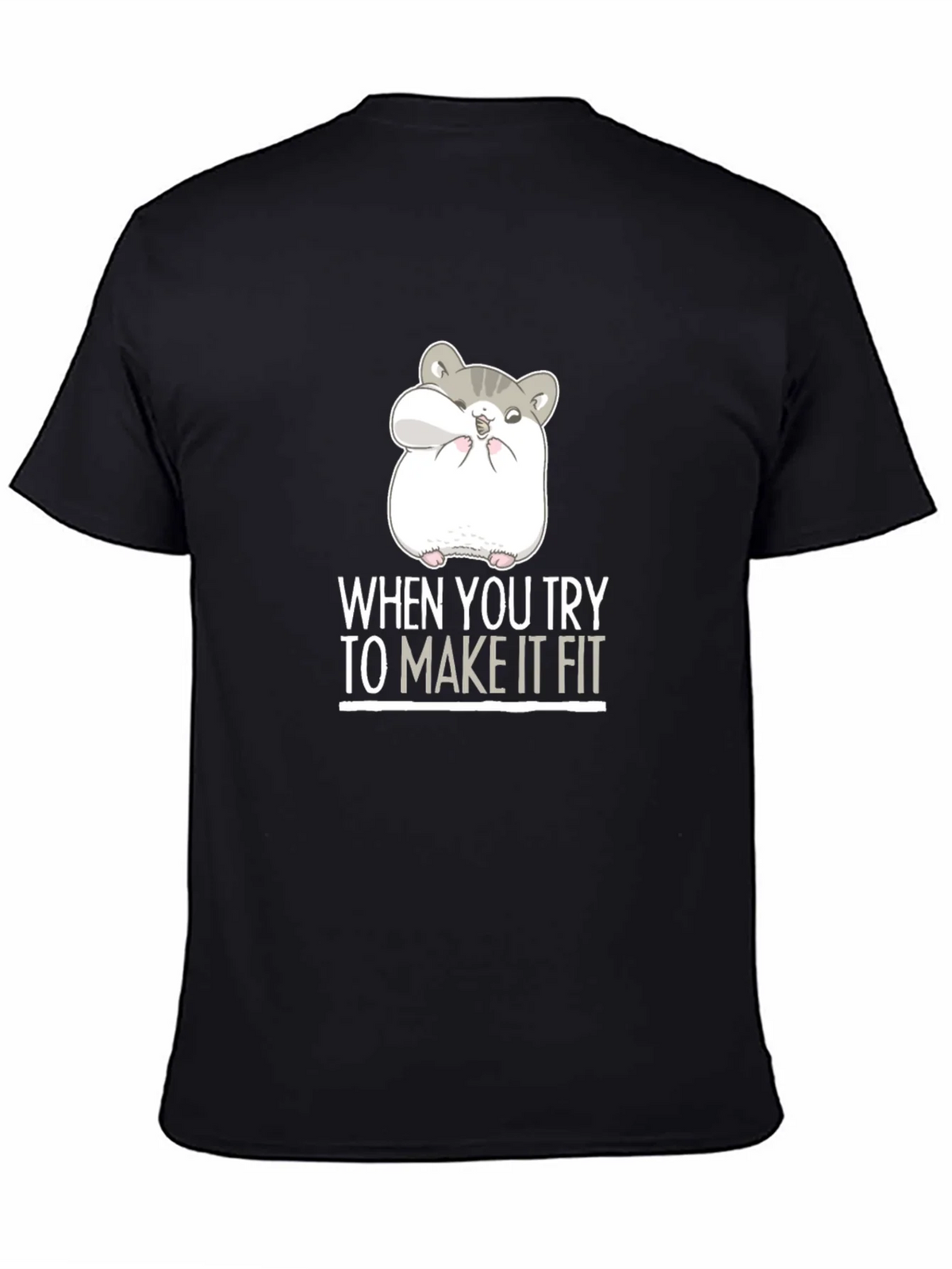 Hamster Fit Funny Graphic Tee product image 7