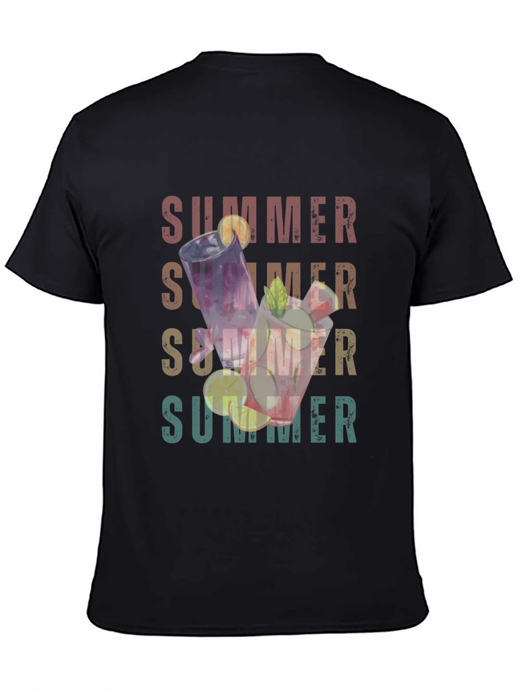 Summer Cocktails Graphic T-Shirt - Casual Style product image 7