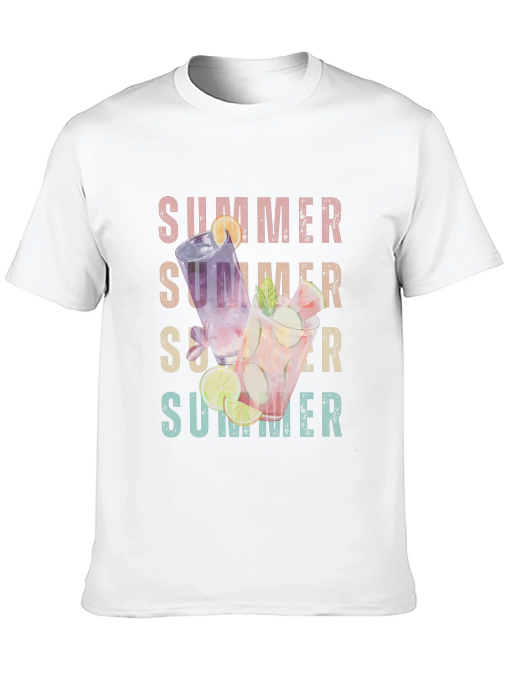 Summer Cocktails Graphic T-Shirt - Casual Style product image 12