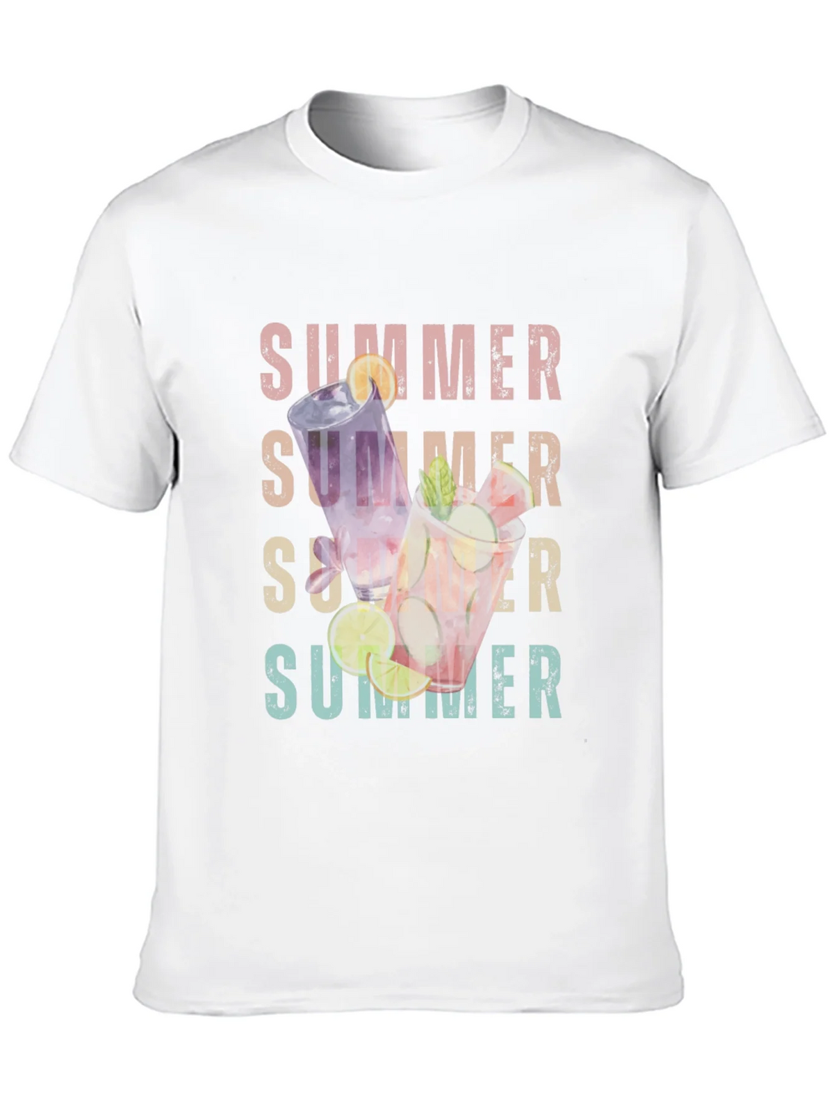 Summer Cocktails Graphic T-Shirt - Casual Style product image 12