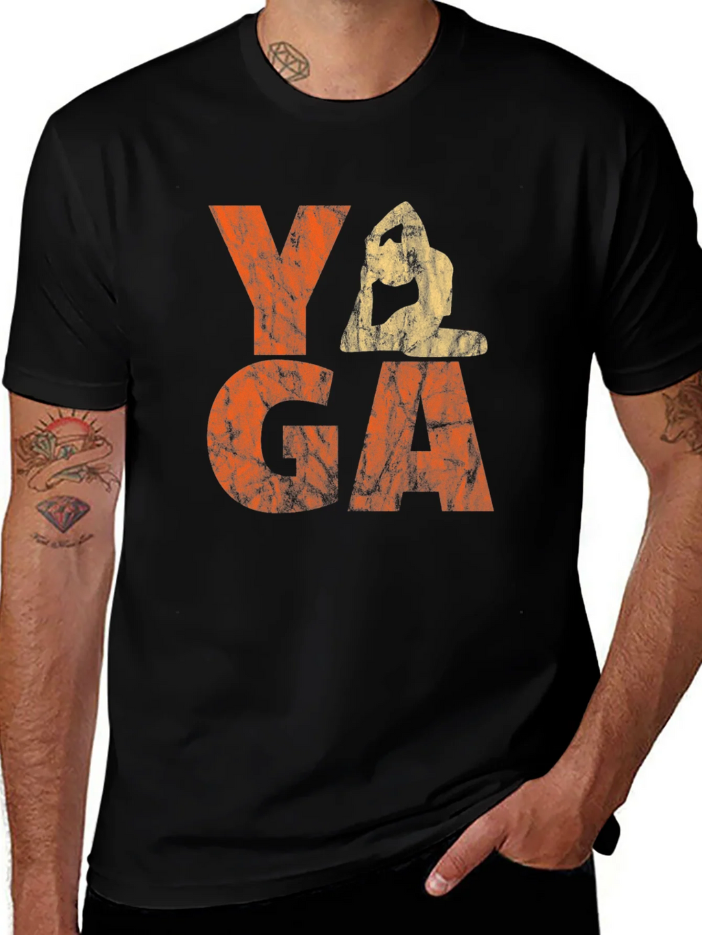Yoga T-Shirt - Meditating Graphic Tee product image 1