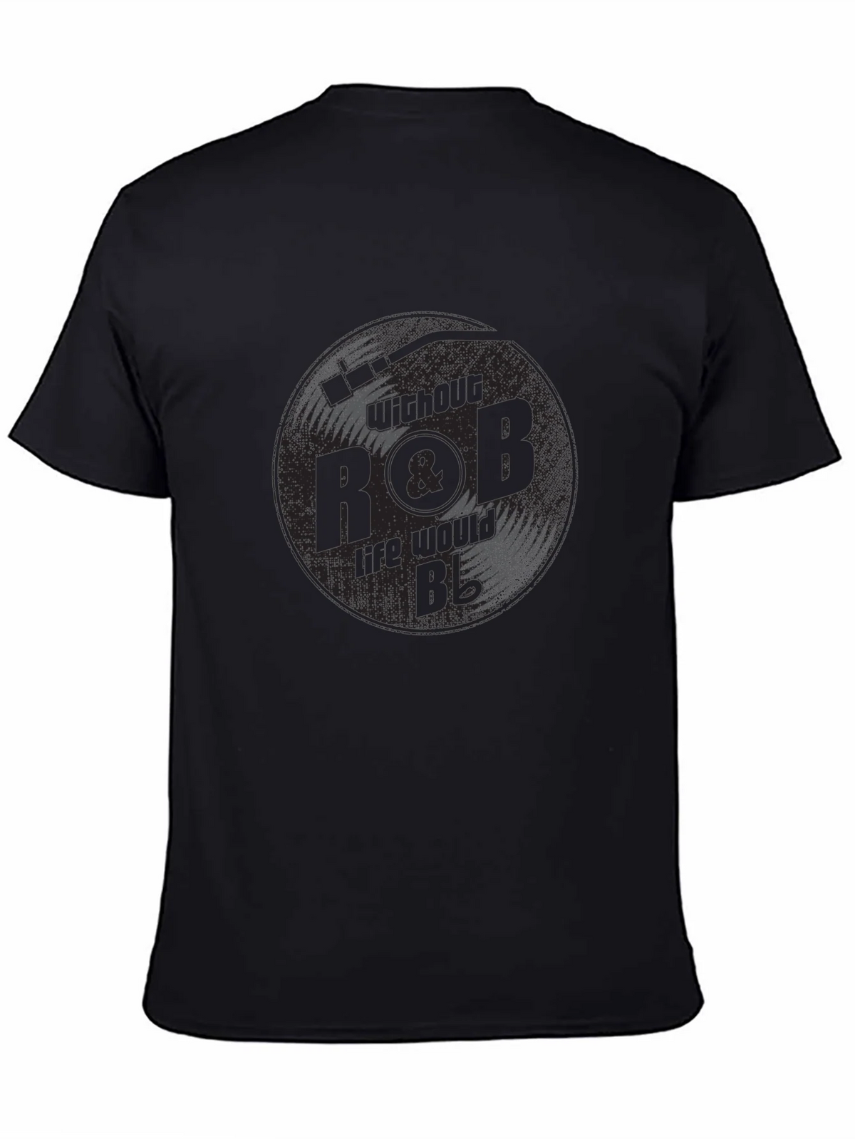 R&B Vinyl Record Graphic Tee - Black product image 7