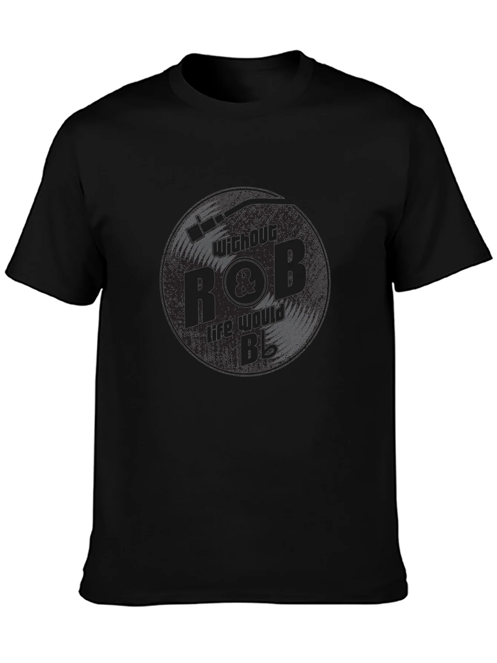 R&B Vinyl Record Graphic Tee - Black product image 6