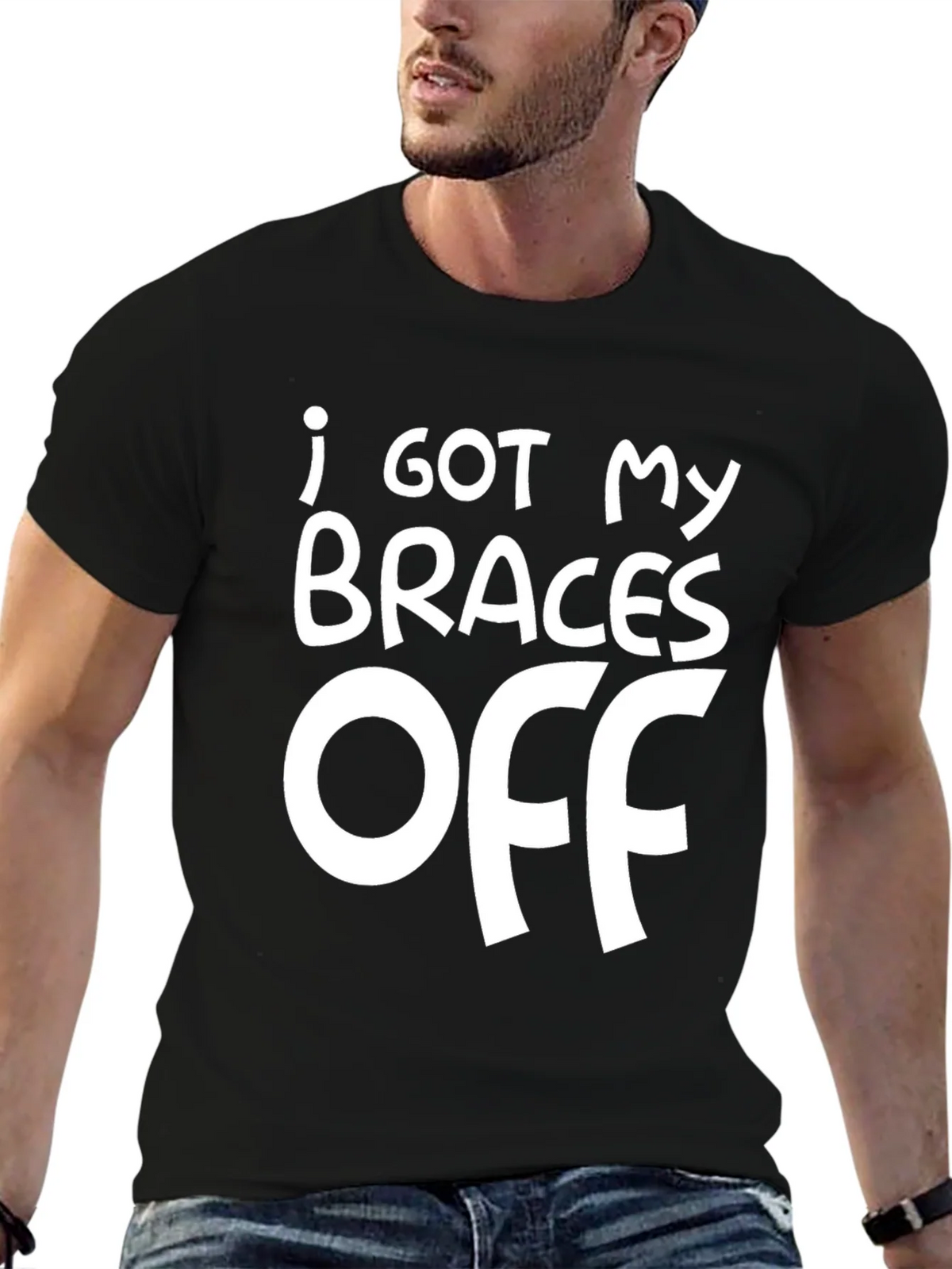 I Got My Braces Off T-Shirt Funny Orthodontist Gift product image 9