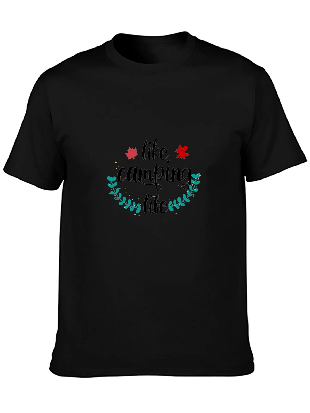 Camping Life Black T-Shirt product image 6