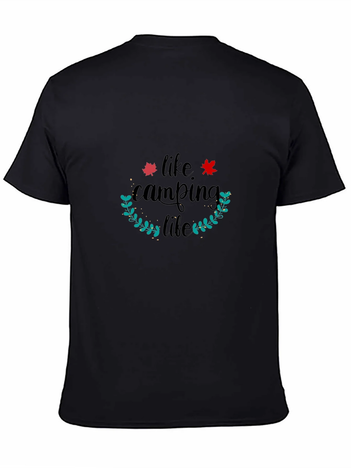 Camping Life Black T-Shirt product image 7