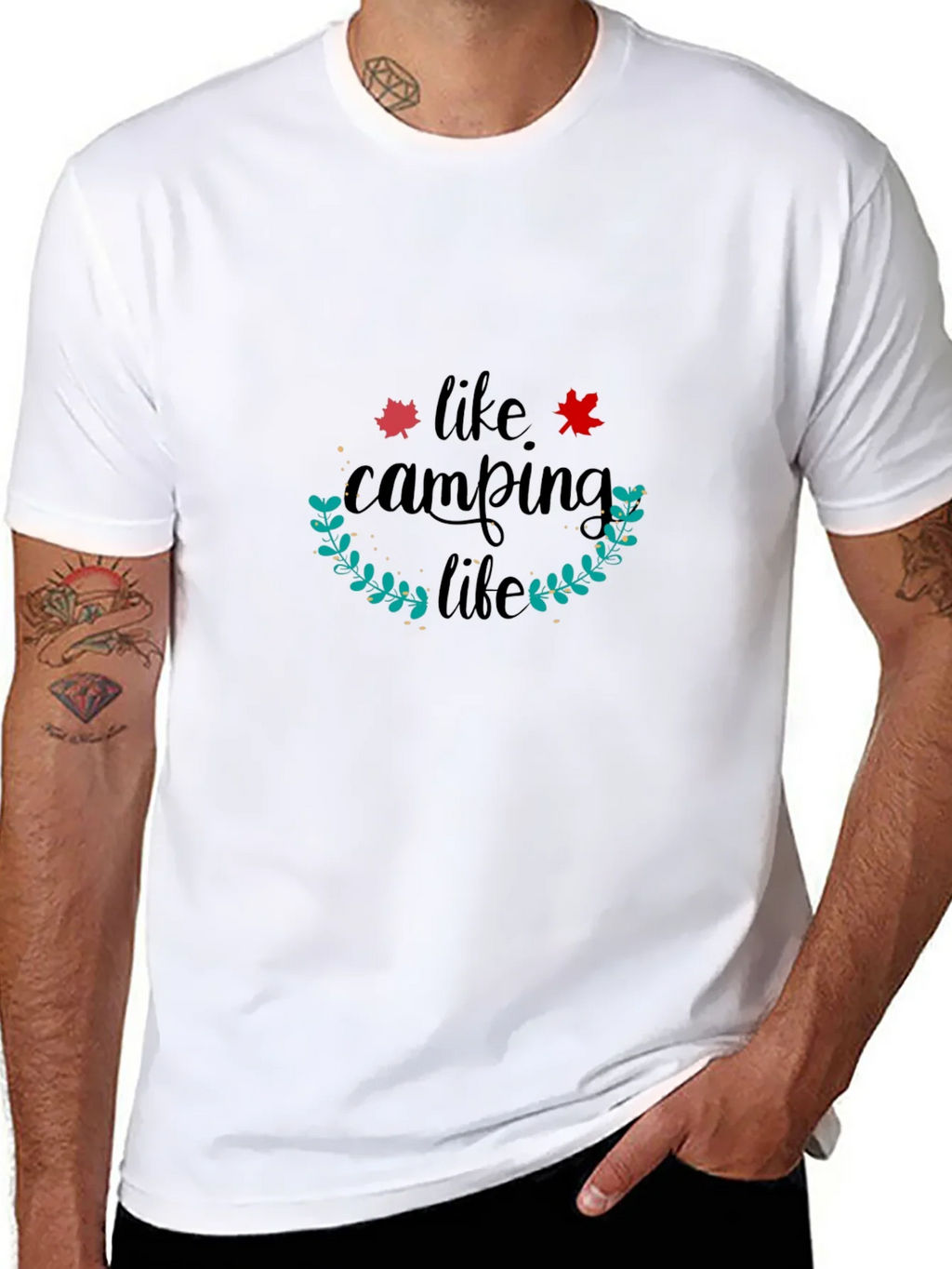 Camping Life Black T-Shirt product image 10