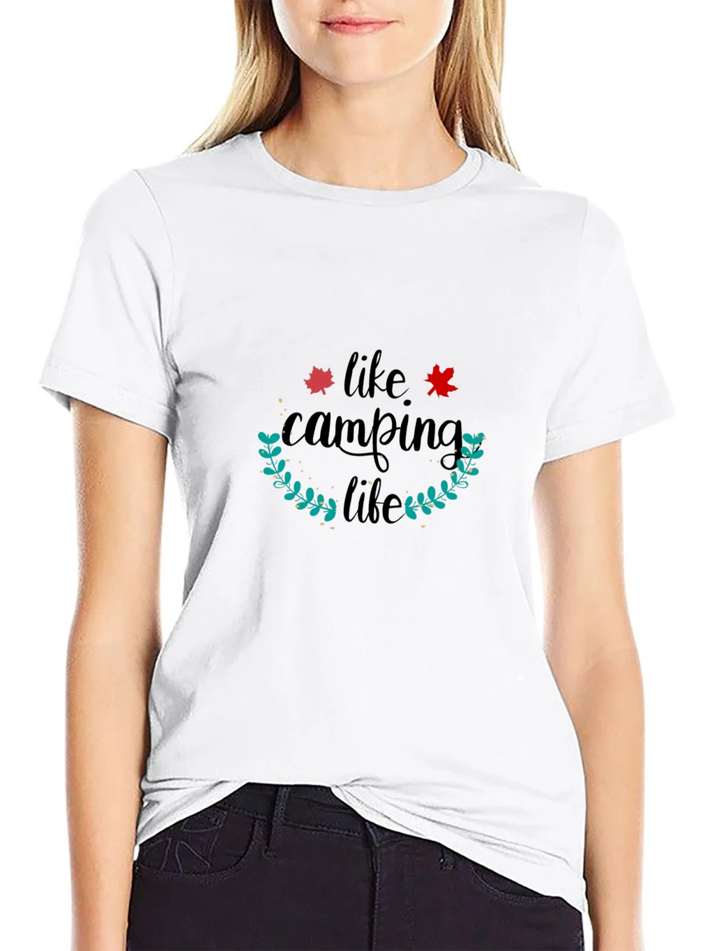 Camping Life Black T-Shirt product image 11