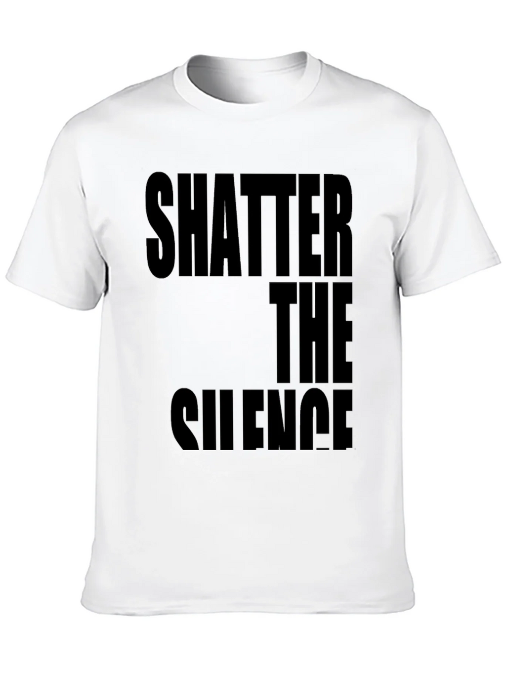 Shatter The Silence Graphic Black T-Shirt product image 12