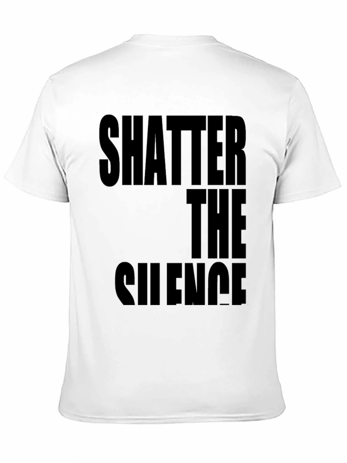 Shatter The Silence Graphic Black T-Shirt product image 2