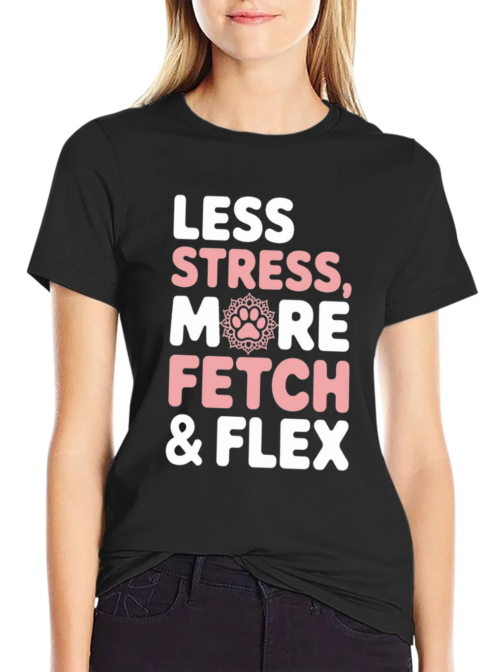 Less Stress More Fetch & Flex Graphic Tee product image 5