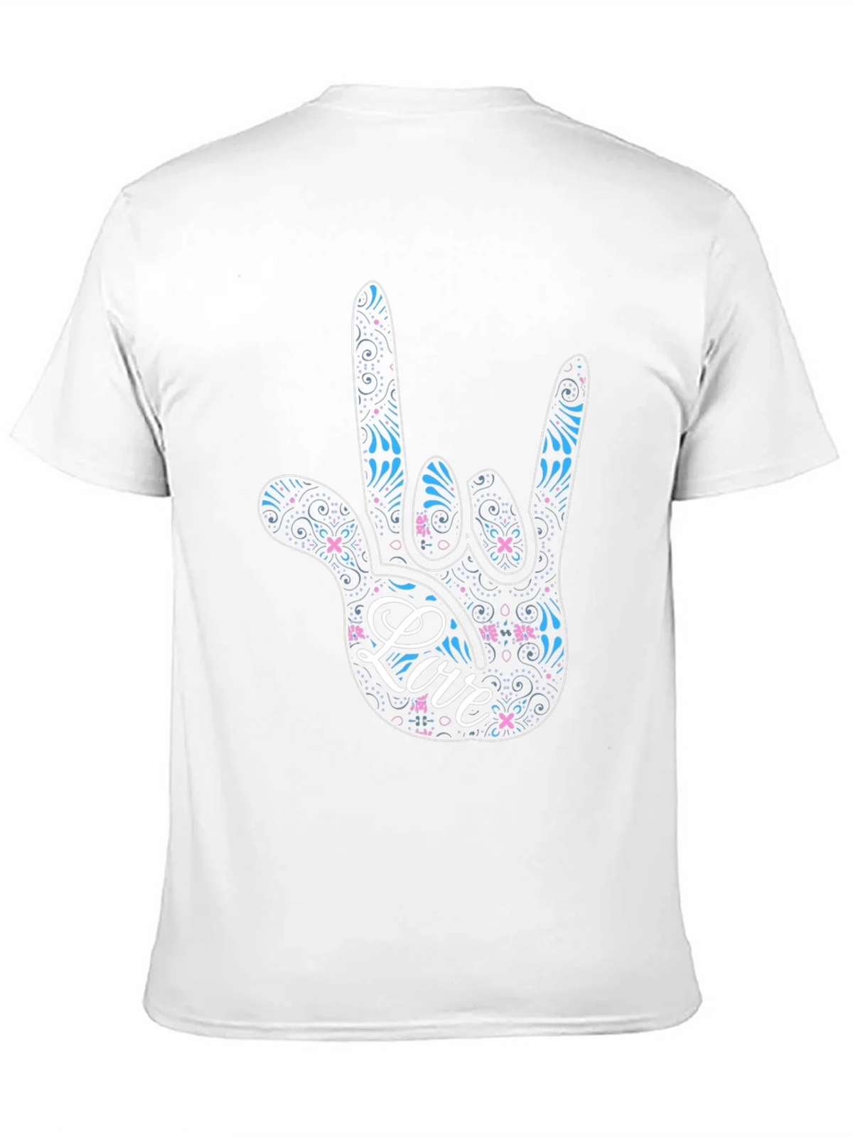 Love Sign Language Graphic Tee - Black product image 2
