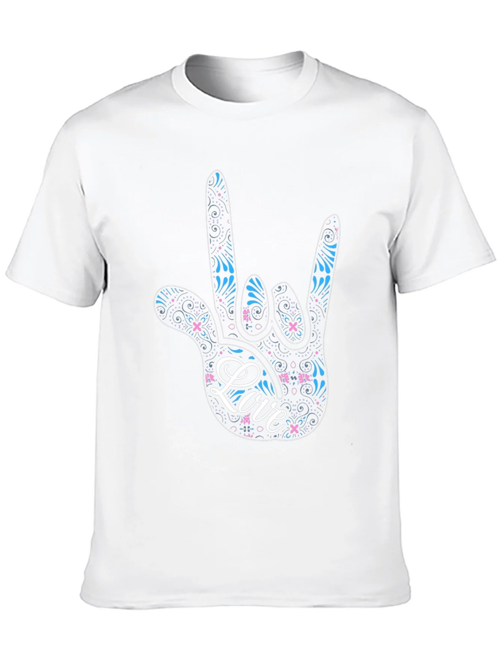 Love Sign Language Graphic Tee - Black product image 12