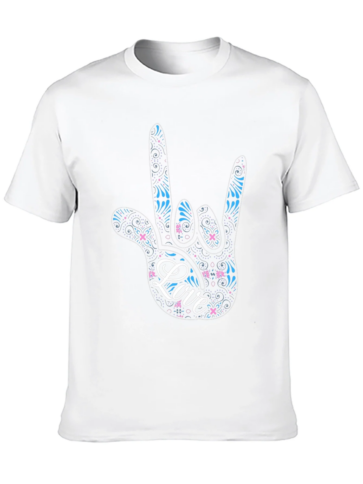 Love Sign Language Graphic Tee - Black product image 12
