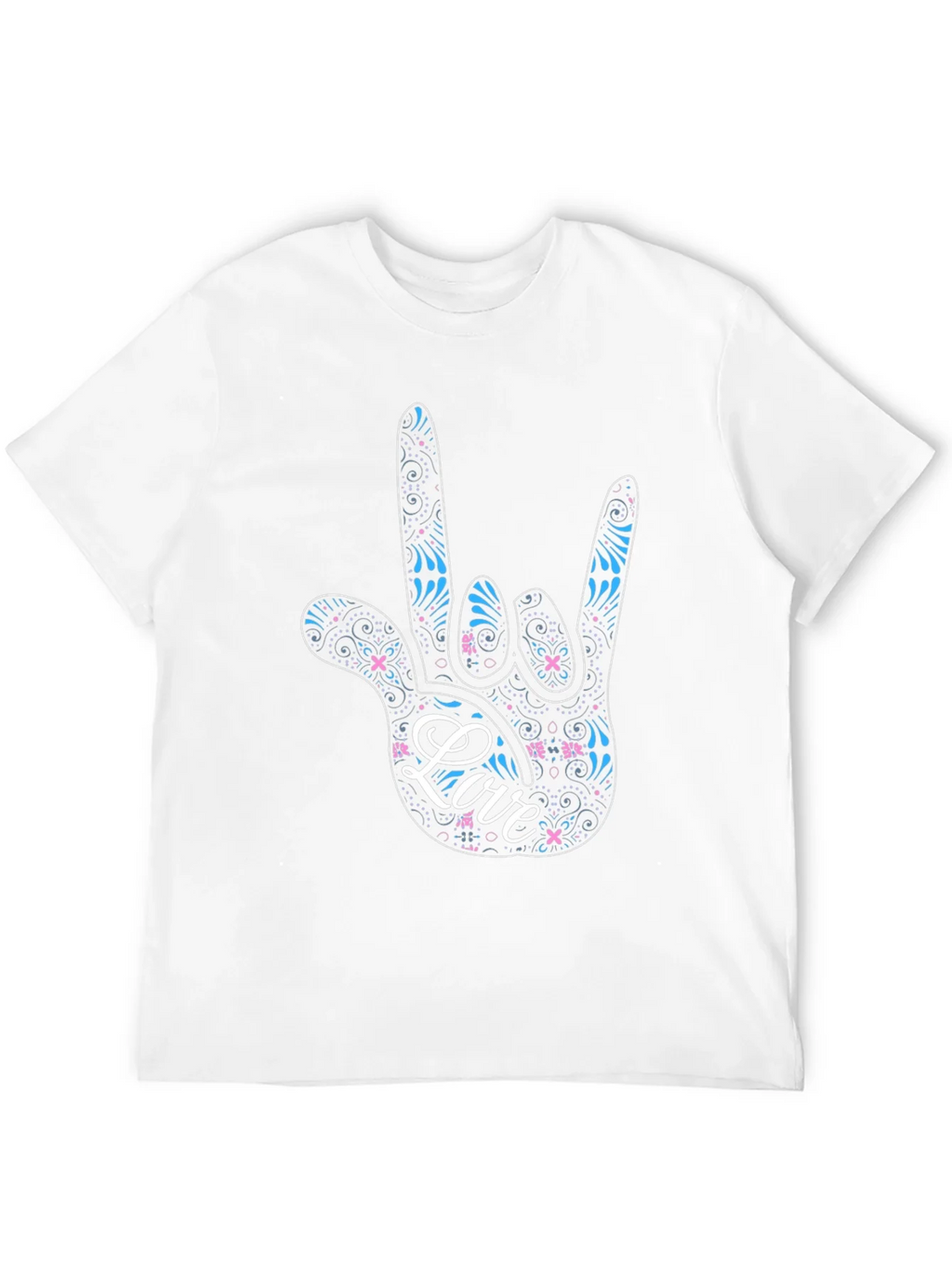Love Sign Language Graphic Tee - Black product image 3