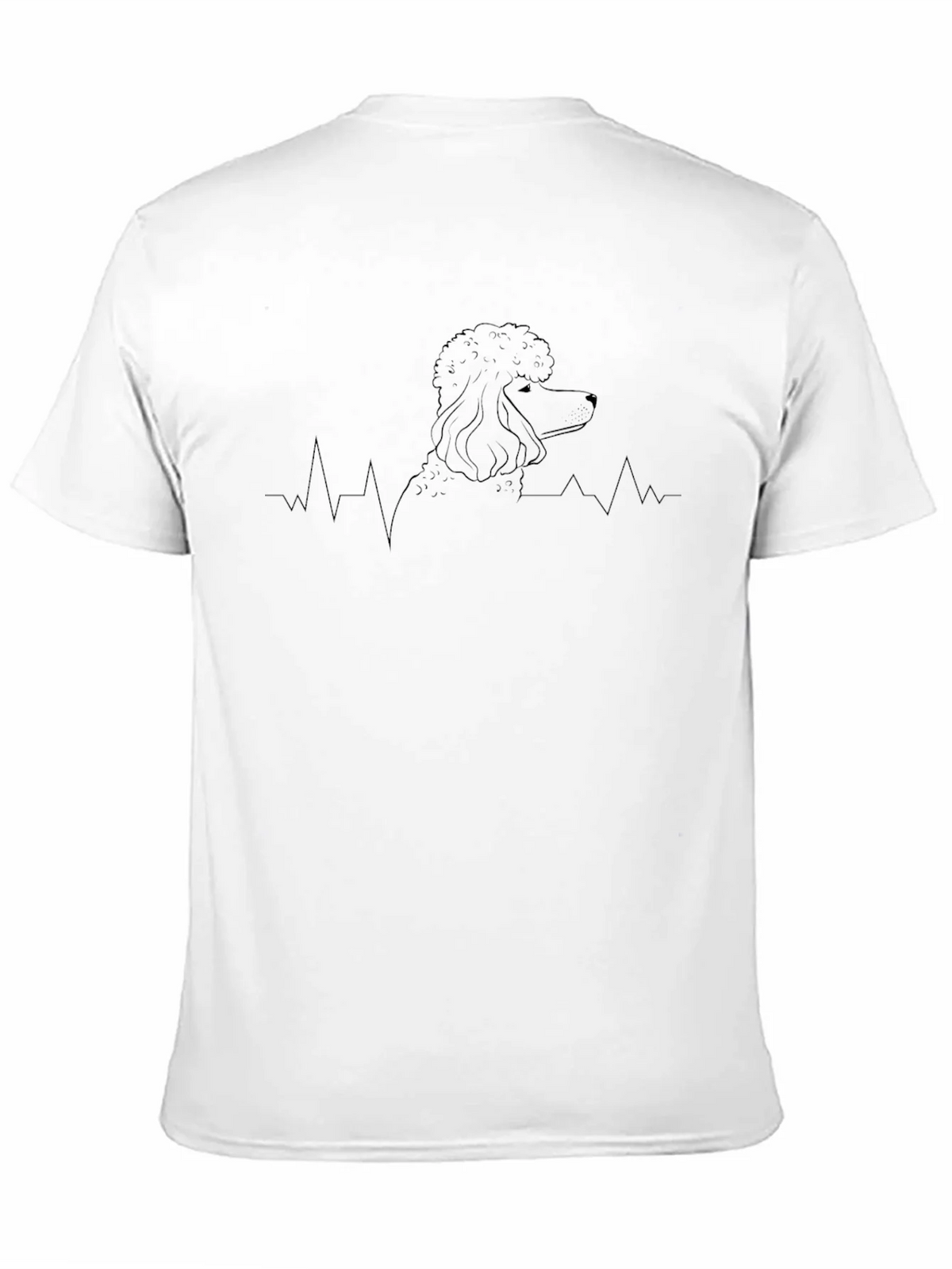 Poodle Heartbeat T-Shirt - Unique Dog Lover Tee product image 2