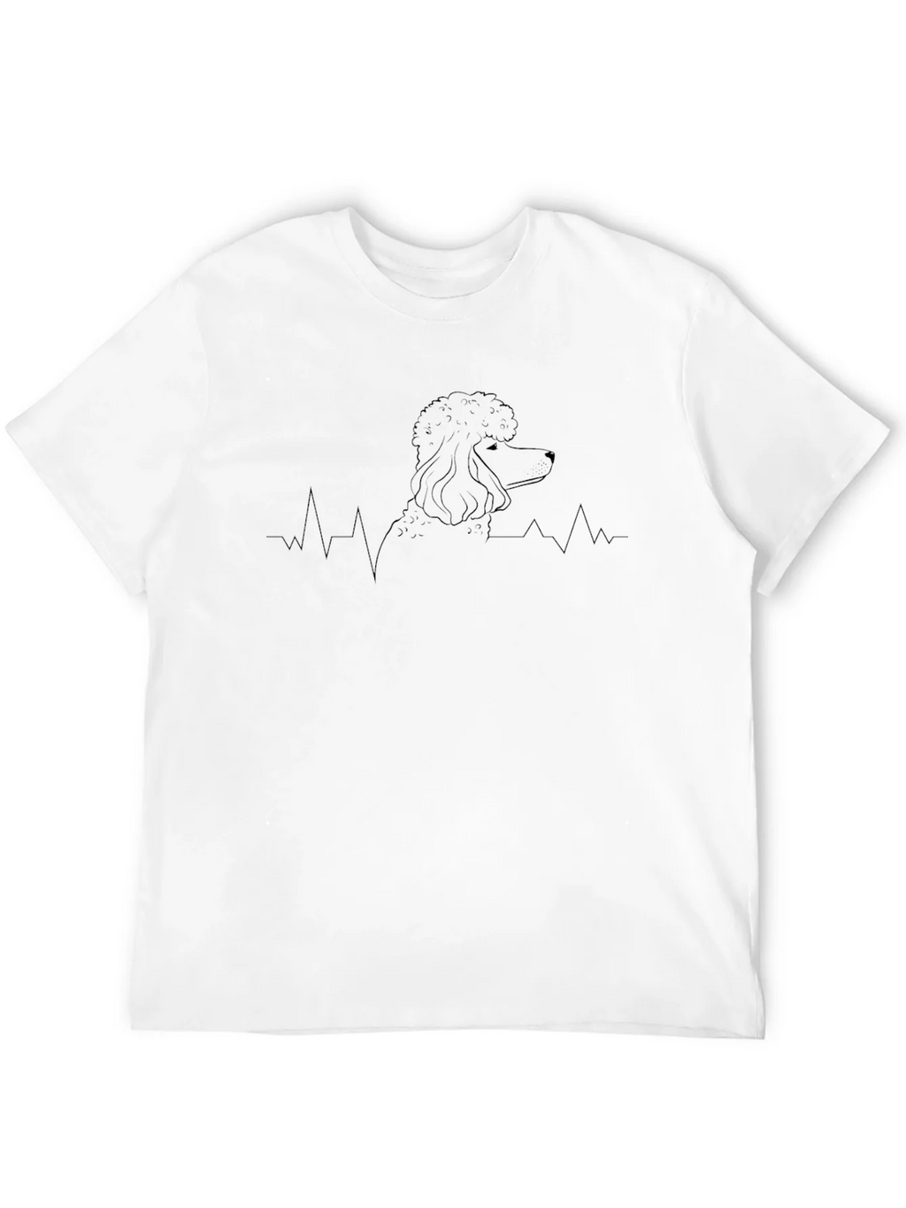 Poodle Heartbeat T-Shirt - Unique Dog Lover Tee product image 3