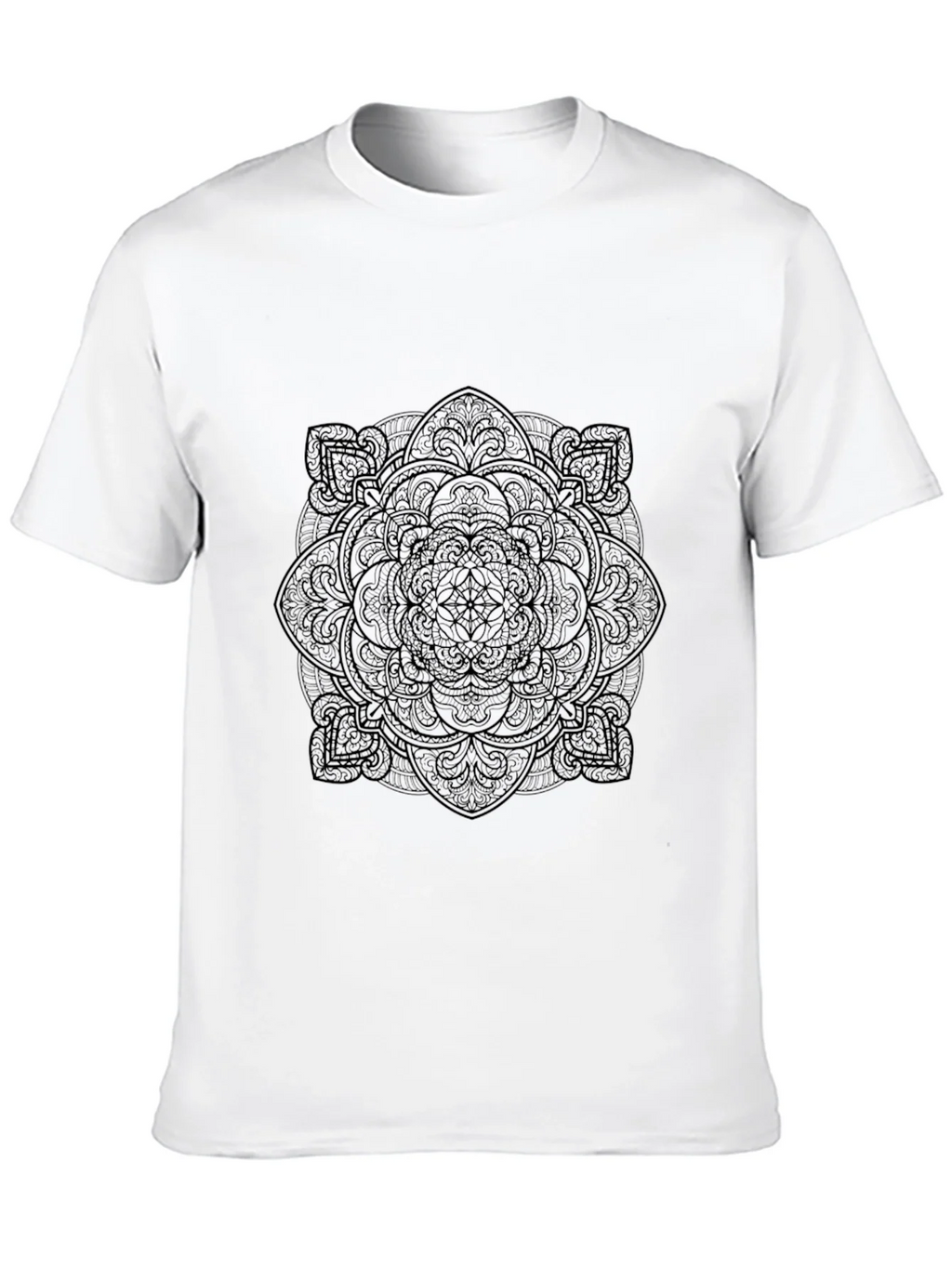 Black Mandala Graphic Tee - Stylish & Unique product image 12