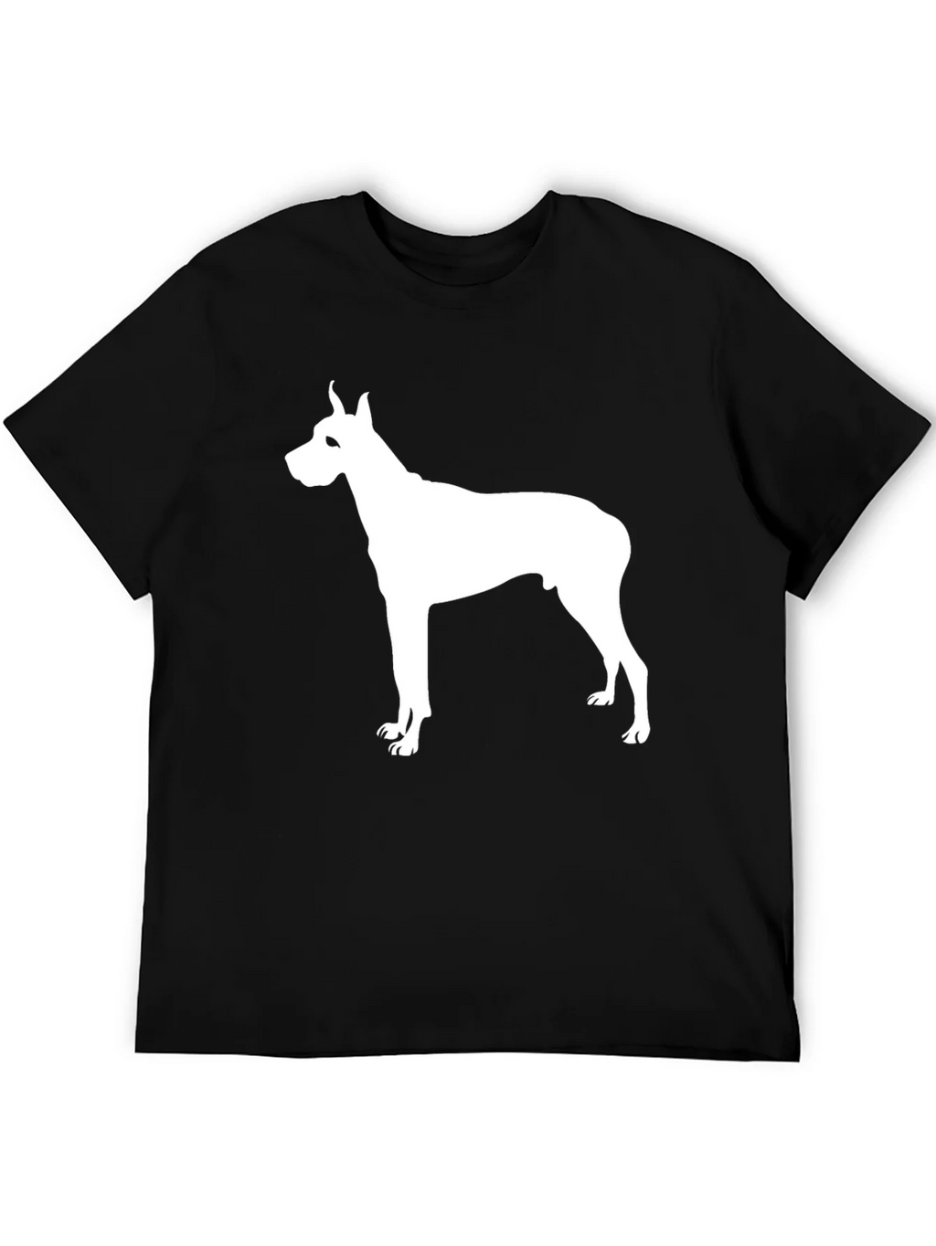 Dog Silhouette Black T-Shirt product image 8