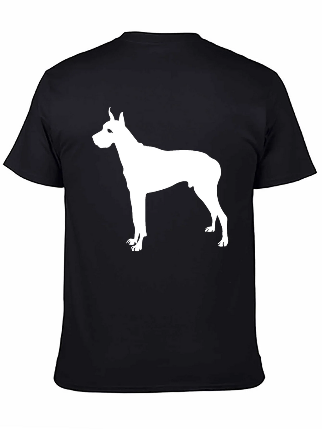 Dog Silhouette Black T-Shirt product image 7