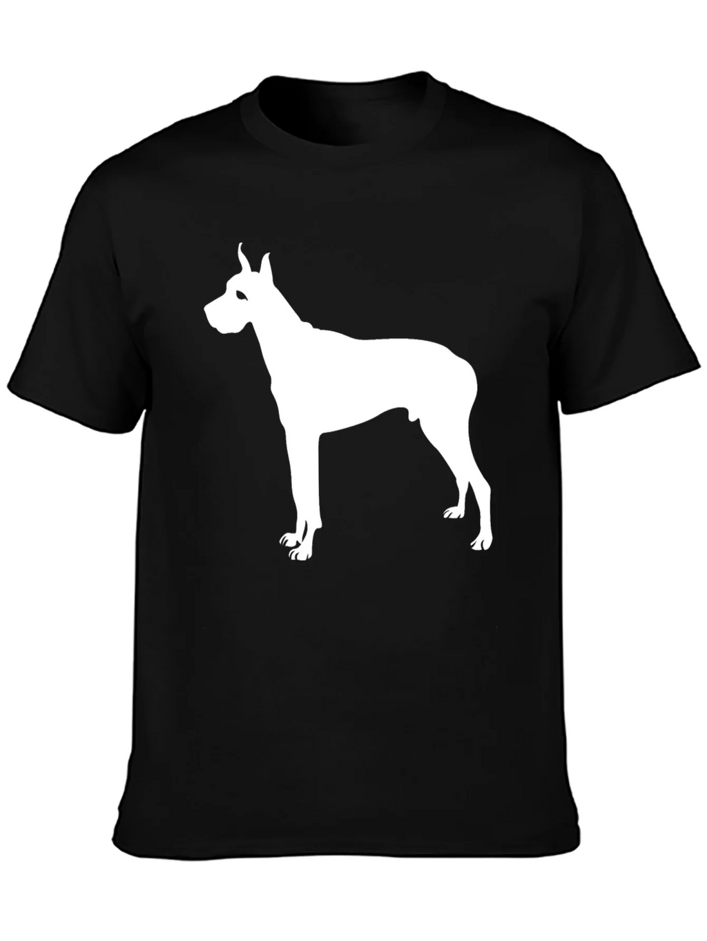 Dog Silhouette Black T-Shirt product image 6