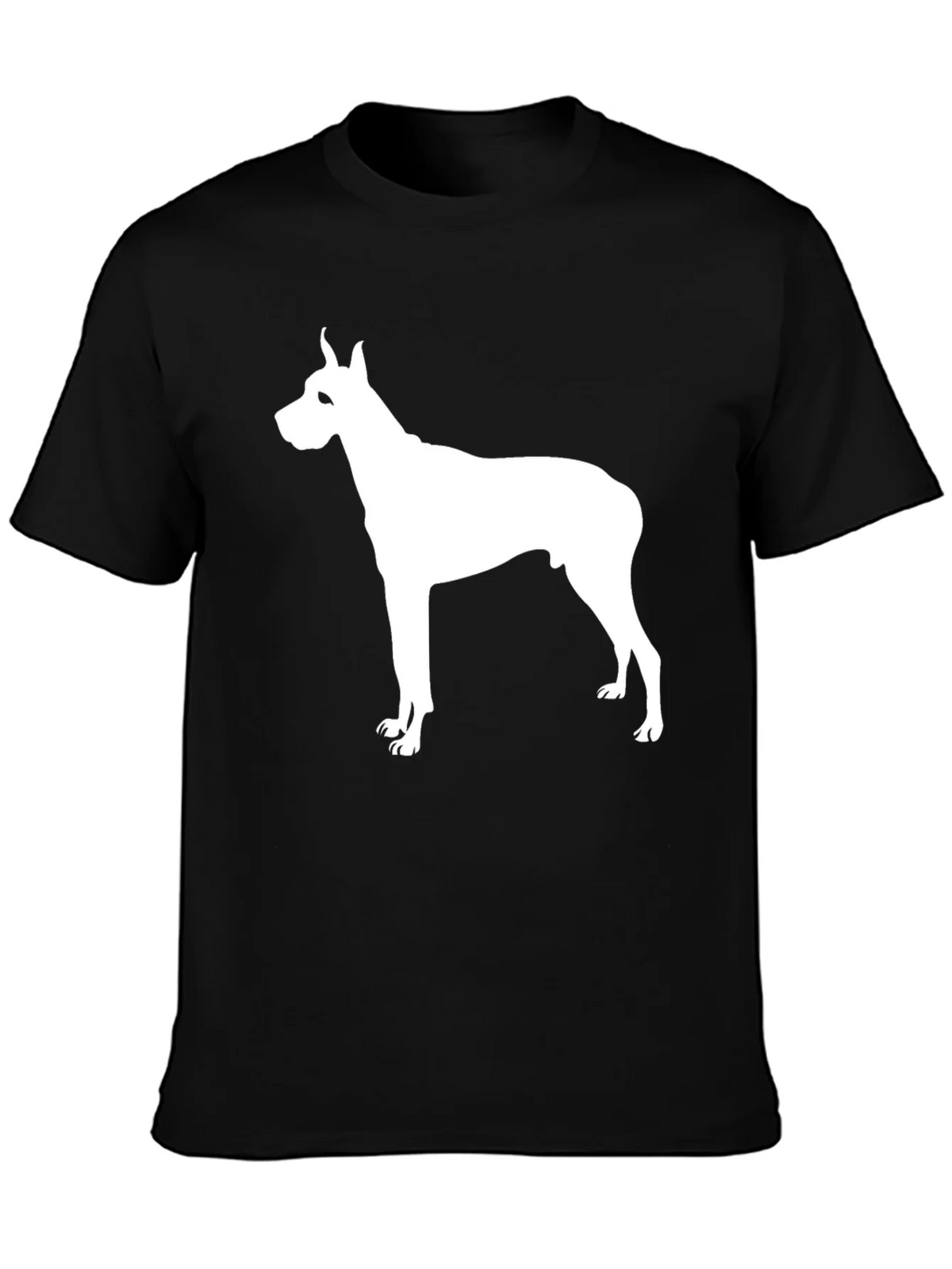 Dog Silhouette Black T-Shirt product image 6