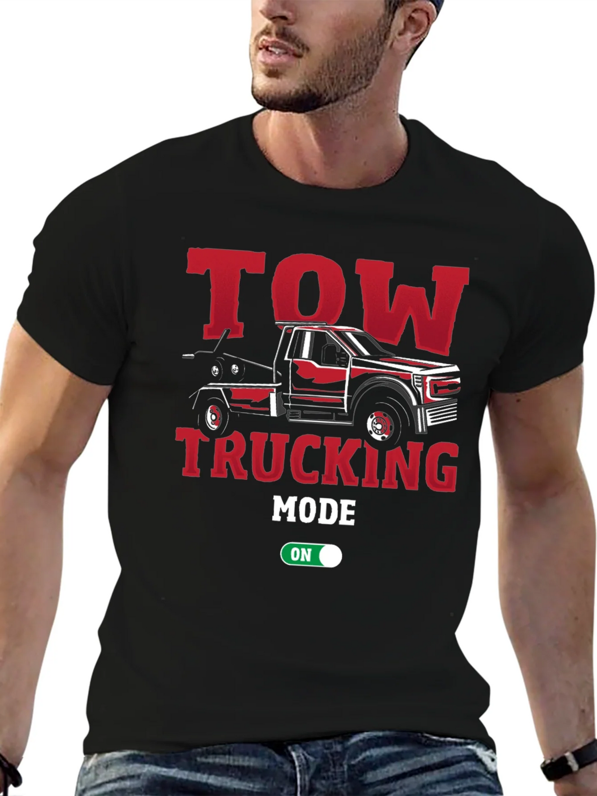 Tow Trucking Mode On T-Shirt product image 9