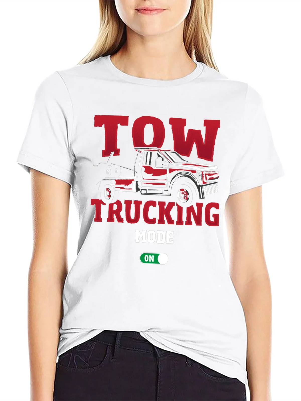 Tow Trucking Mode On T-Shirt product image 11