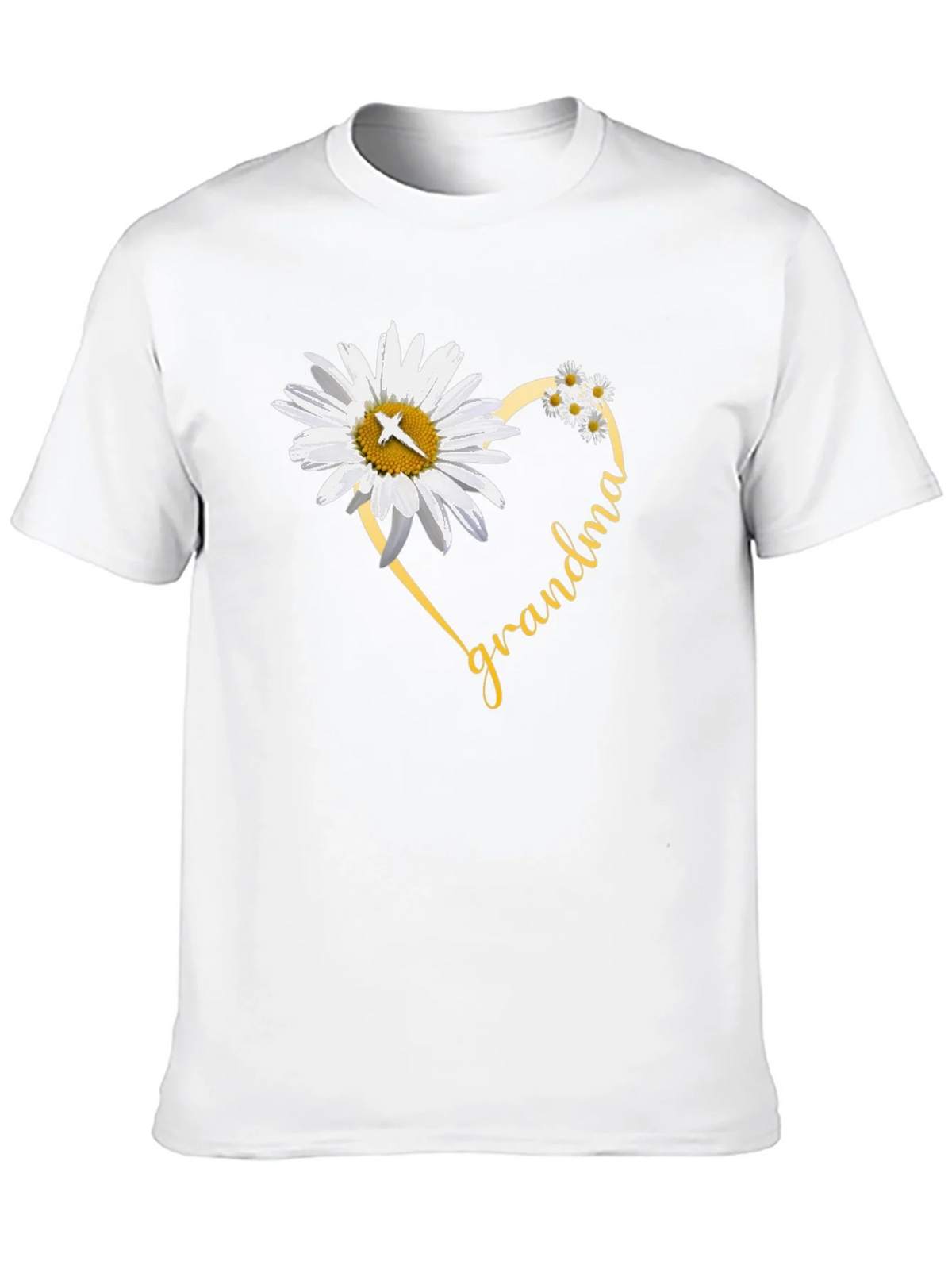 Grandma Daisy Heart T-Shirt product image 12