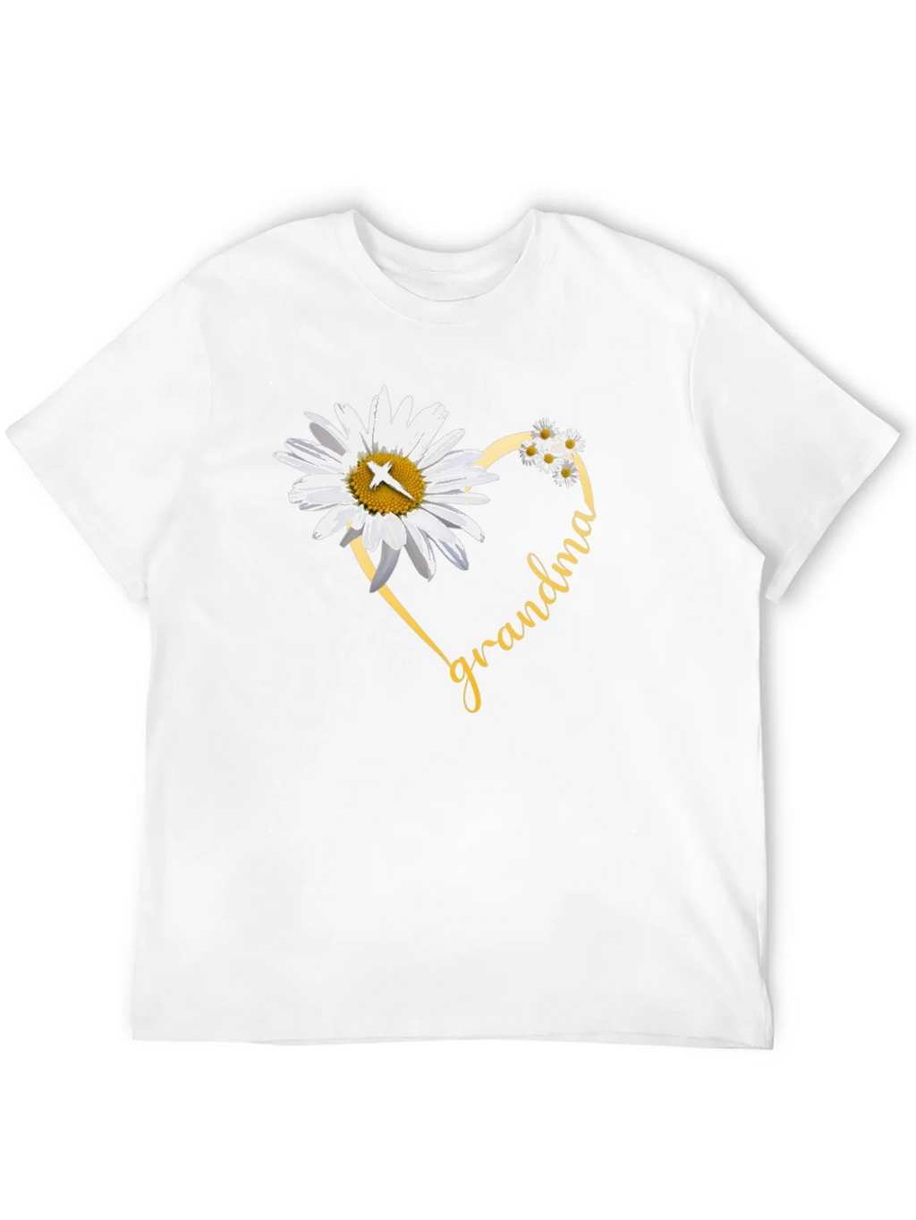 Grandma Daisy Heart T-Shirt product image 3